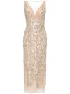 Saiid Kobeisy Sequin-embellished Dress In Neutrals