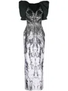 Saiid Kobeisy Sequin-embellished Gown In Black