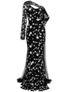 Saiid Kobeisy Sequin-embellished Tulle Gown In Schwarz