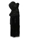 Saiid Kobeisy Sequin-embroidered Jumpsuit In Black
