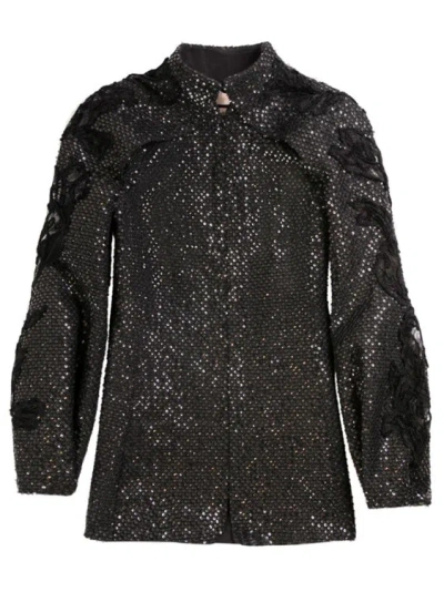 Saiid Kobeisy Jacke Mit Pailletten In Black