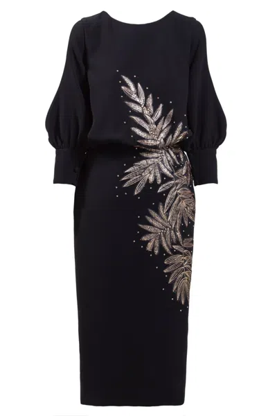 Saiid Kobeisy Short Straight Dress In Black