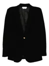 Saiid Kobeisy Single Breasted Tailored Blazer In Black