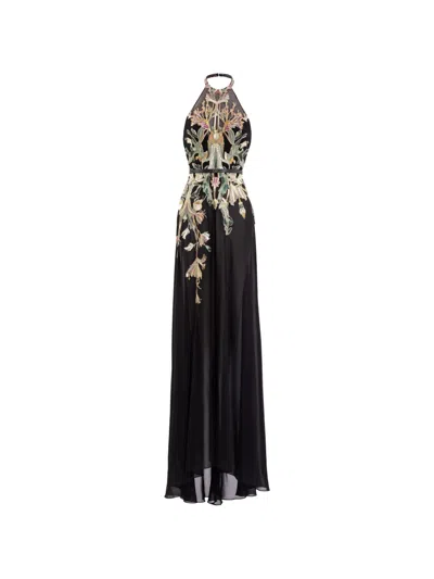 Saiid Kobeisy Sleeveless Maxi Dress In Multi