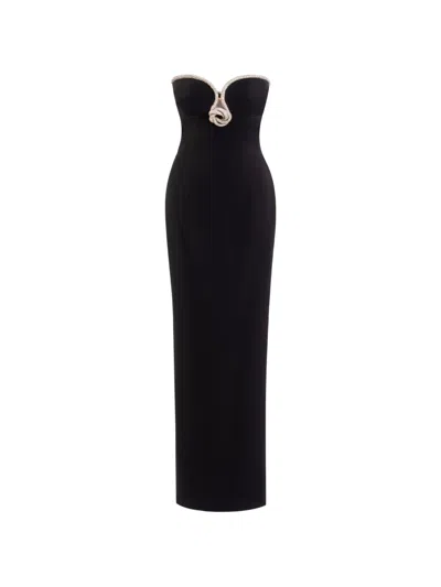 Saiid Kobeisy Strapless Dress In Black