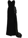 Saiid Kobeisy Strapless Long Dress In Black