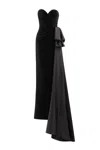 Saiid Kobeisy Strapless Long Dress In Black