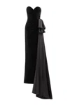 Saiid Kobeisy Strapless Long Dress In Black