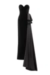 Saiid Kobeisy Strapless Long Dress In Black