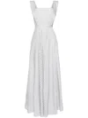 Saiid Kobeisy Striped Maxi Dress In Blau