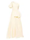 Saiid Kobeisy Aqua Sky Taffeta Evening Dress