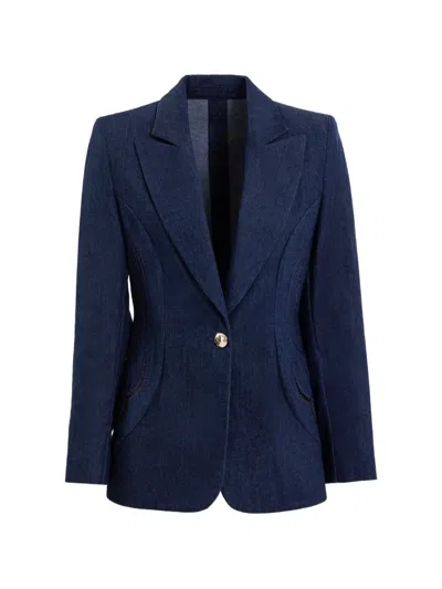 Saiid Kobeisy Tailored Fitted Suit In Blue