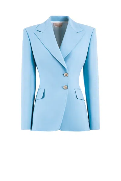 Saiid Kobeisy Tailored Jacket In Blue