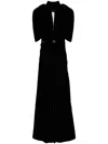Saiid Kobeisy Velvet Jumpsuit In Black