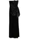 Shop Saiid Kobeisy Voluminous Draped Moulage Jumpsuit In Black