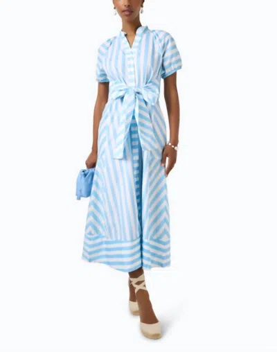 Sail To Sable Abby Stripe Maxi Dress In Blue White Stripe