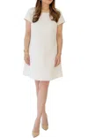 Sail To Sable Allie Bow Back Dress In Ivory In Multi