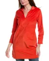 Sail To Sable Corduroy Tunic Dress In Red