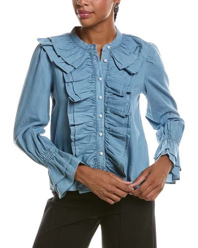Sail To Sable Blouse In Blue