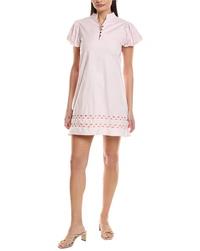 Sail To Sable Button Front Mini Dress In Pink