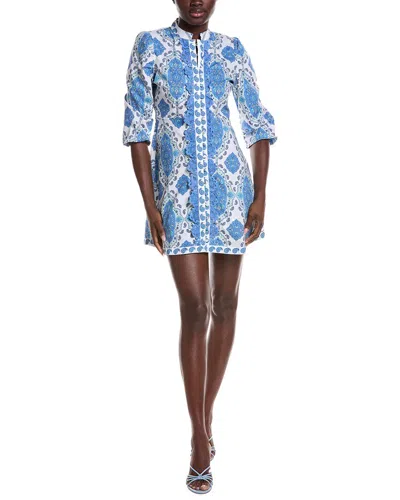 Sail To Sable Button Front Shirtdress In Multi