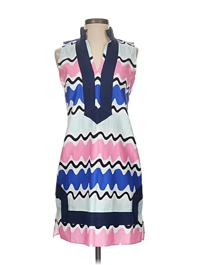 Pre-owned Sail To Sable Casual Dress In Blue
