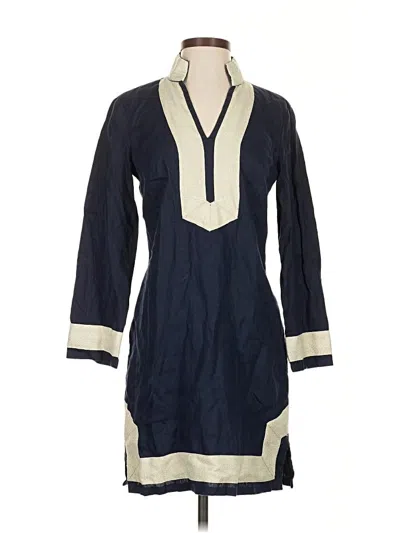 Pre-owned Sail To Sable Casual Dress In Blue