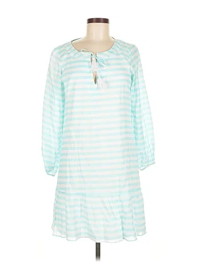 Pre-owned Sail To Sable Casual Dress In Blue