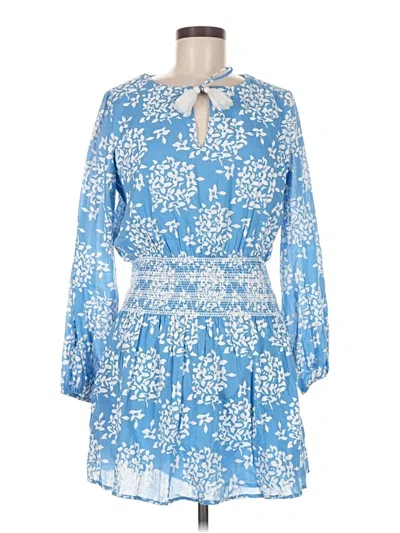 Pre-owned Sail To Sable Casual Dress In Blue