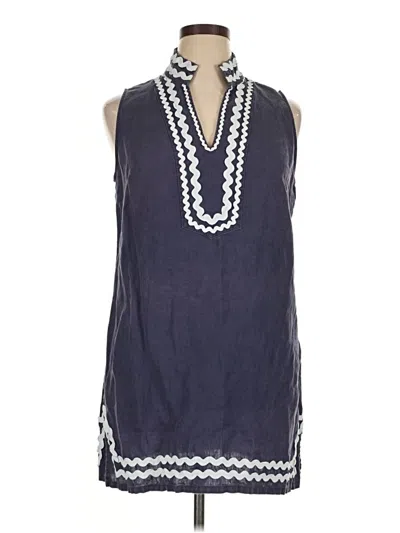 Pre-owned Sail To Sable Casual Dress In Blue