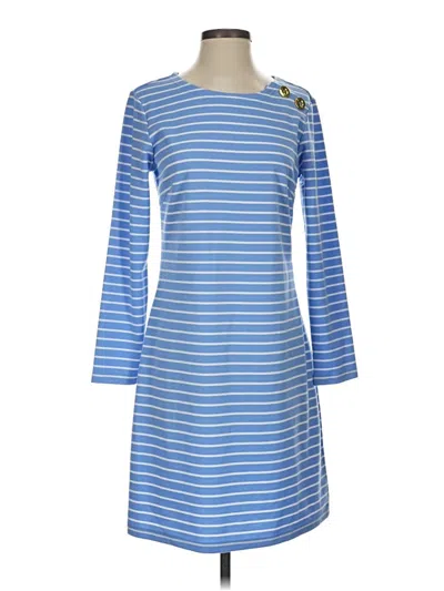 Pre-owned Sail To Sable Casual Dress In Blue