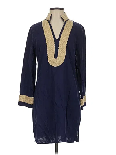 Pre-owned Sail To Sable Casual Dress In Blue