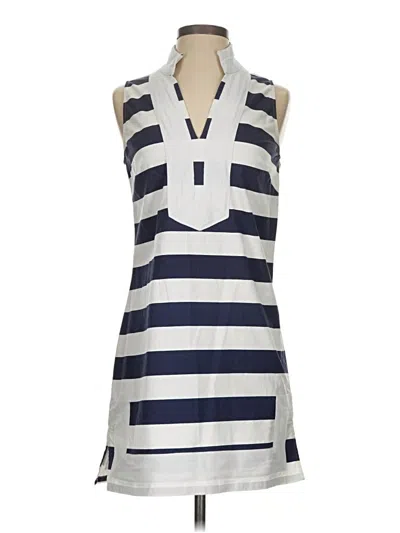 Pre-owned Sail To Sable Casual Dress In Blue