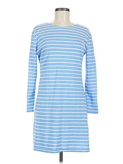 Pre-owned Sail To Sable Casual Dress In Blue