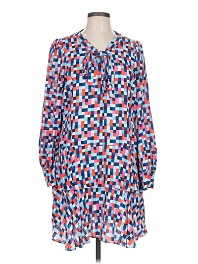 Pre-owned Sail To Sable Casual Dress In Blue