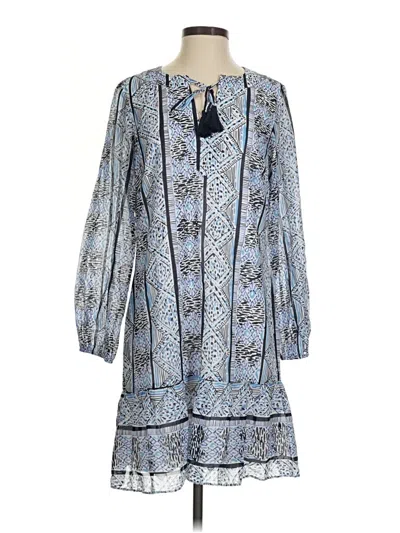 Pre-owned Sail To Sable Casual Dress In Blue