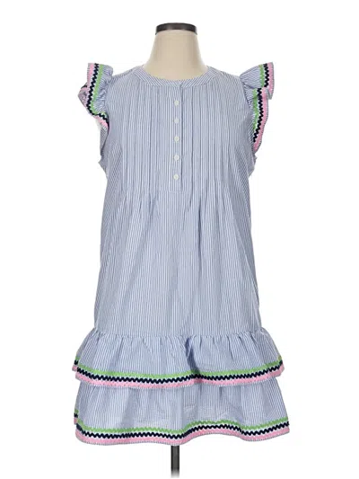 Pre-owned Sail To Sable Casual Dress In Blue