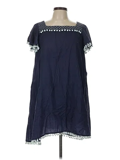 Pre-owned Sail To Sable Casual Dress In Blue