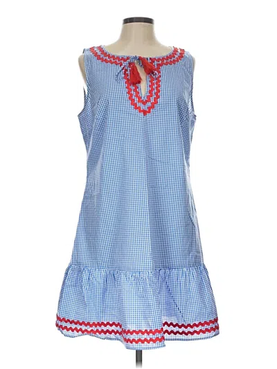 Pre-owned Sail To Sable Casual Dress In Blue