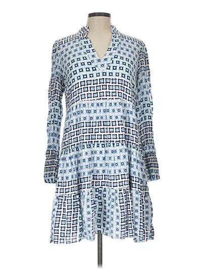 Pre-owned Sail To Sable Casual Dress In Blue