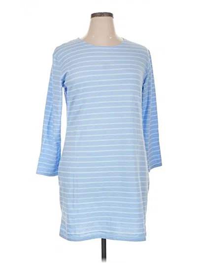 Pre-owned Sail To Sable Casual Dress In Blue