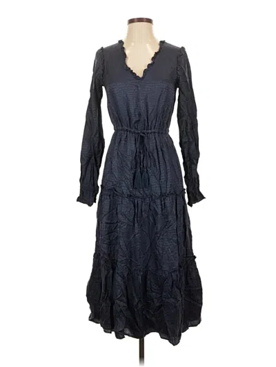 Pre-owned Sail To Sable Casual Dress In Blue