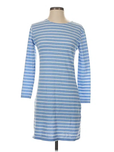 Pre-owned Sail To Sable Casual Dress In Blue