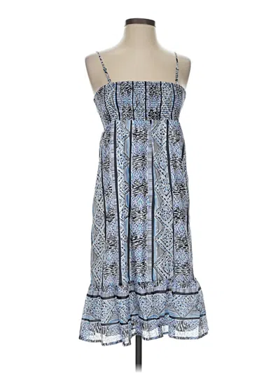Pre-owned Sail To Sable Casual Dress In Blue