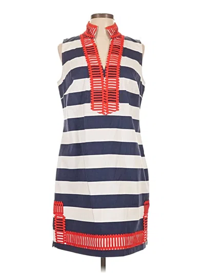 Pre-owned Sail To Sable Casual Dress In Blue