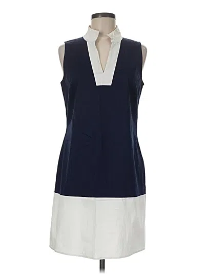 Pre-owned Sail To Sable Casual Dress In Blue