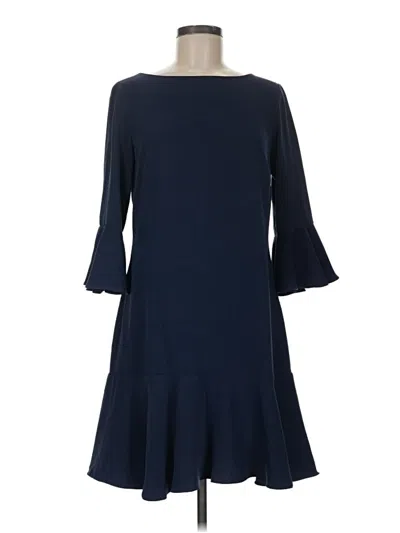 Pre-owned Sail To Sable Casual Dress In Blue