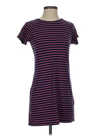 Pre-owned Sail To Sable Casual Dress In Burgundy
