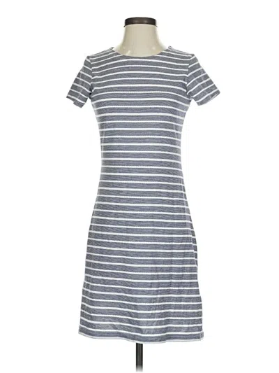 Pre-owned Sail To Sable Casual Dress In Gray