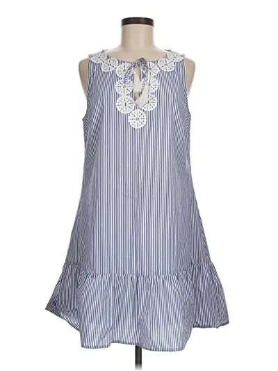 Pre-owned Sail To Sable Casual Dress In Gray